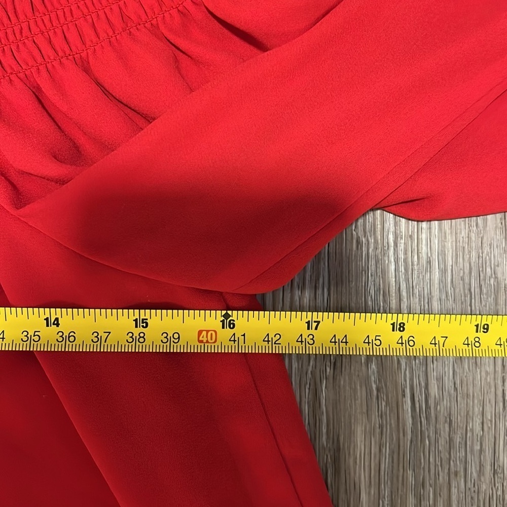 Aritzia Babaton Chagall Blouse in Red - Picture 9 of 13